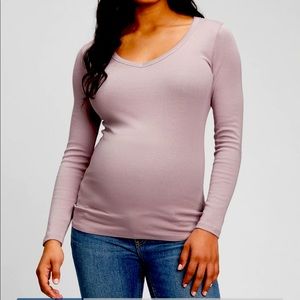 Maternity Modern V-Neck T-Shirt